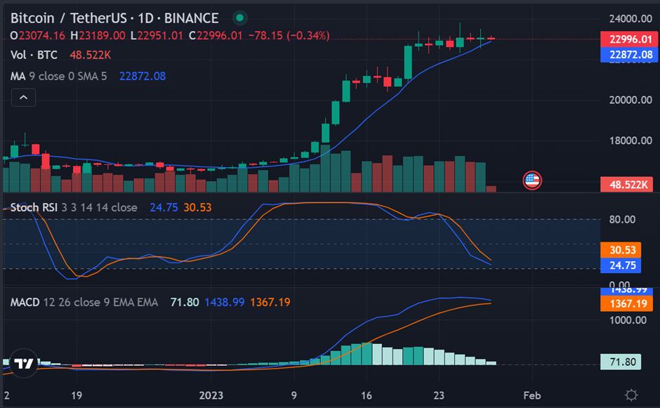 Overall Crypto Market Analysis: Bullish Rally Continues as the Market Cap Tops Above $1Trillion