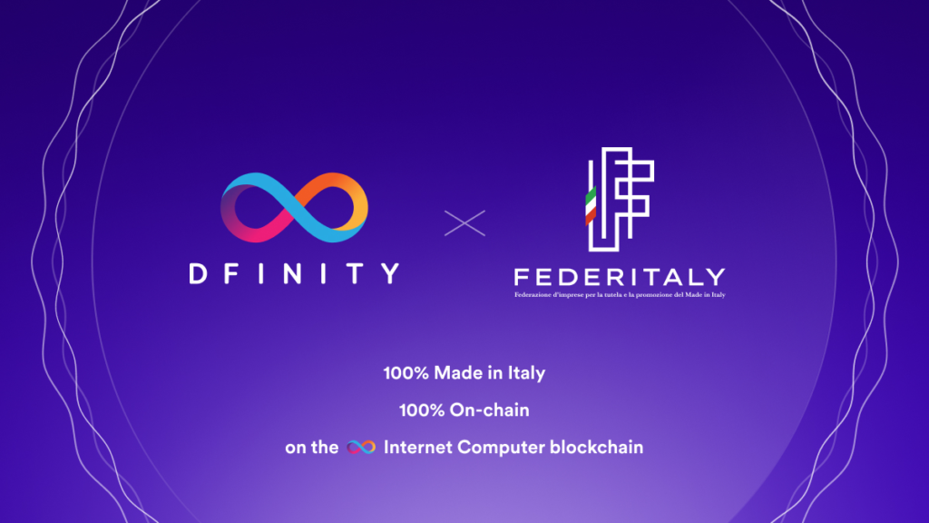 FEDERITALY Proudly Joins Forces With DFINITY Foundation To Become a Part of the Revolutionary (ICP)