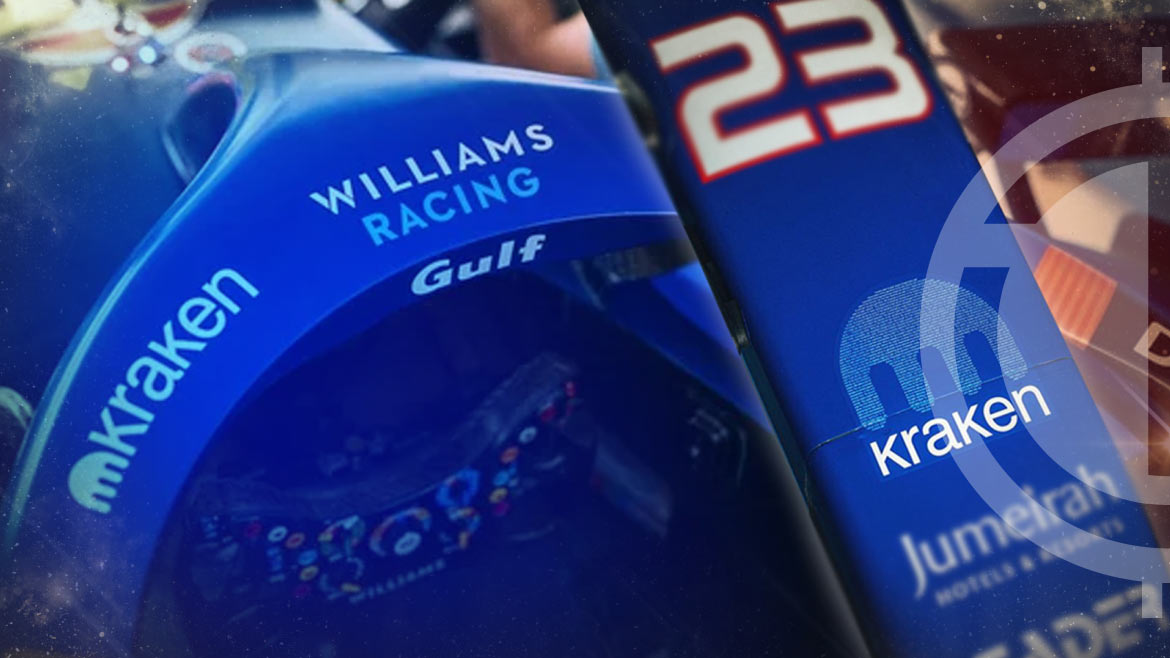Kraken Takes Crypto to the Fast Lane: Bitcoin Whitepaper Excerpt on Williams Racing Cars