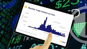 CEX’s Trading Volume Declines in April by 43.8% from March