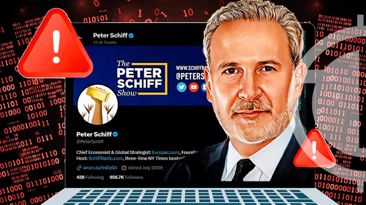 Economist Peter Schiff’s Hacked Twitter Account Shills GOLD Token