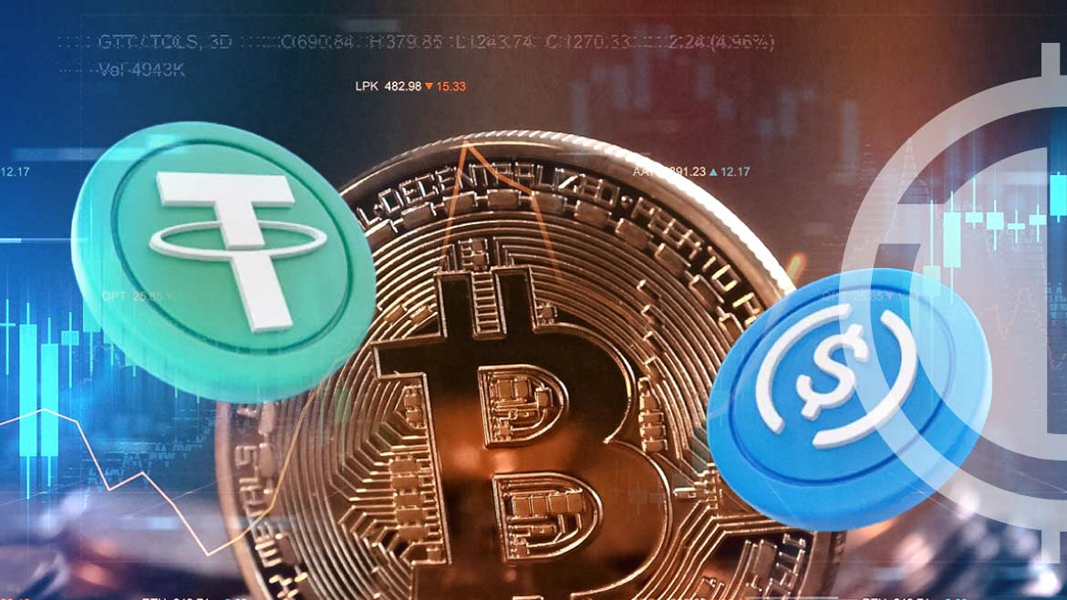 Cryptocurrency Carousel: Bitcoin, Tether, and USDCoin Stirring Up the Market