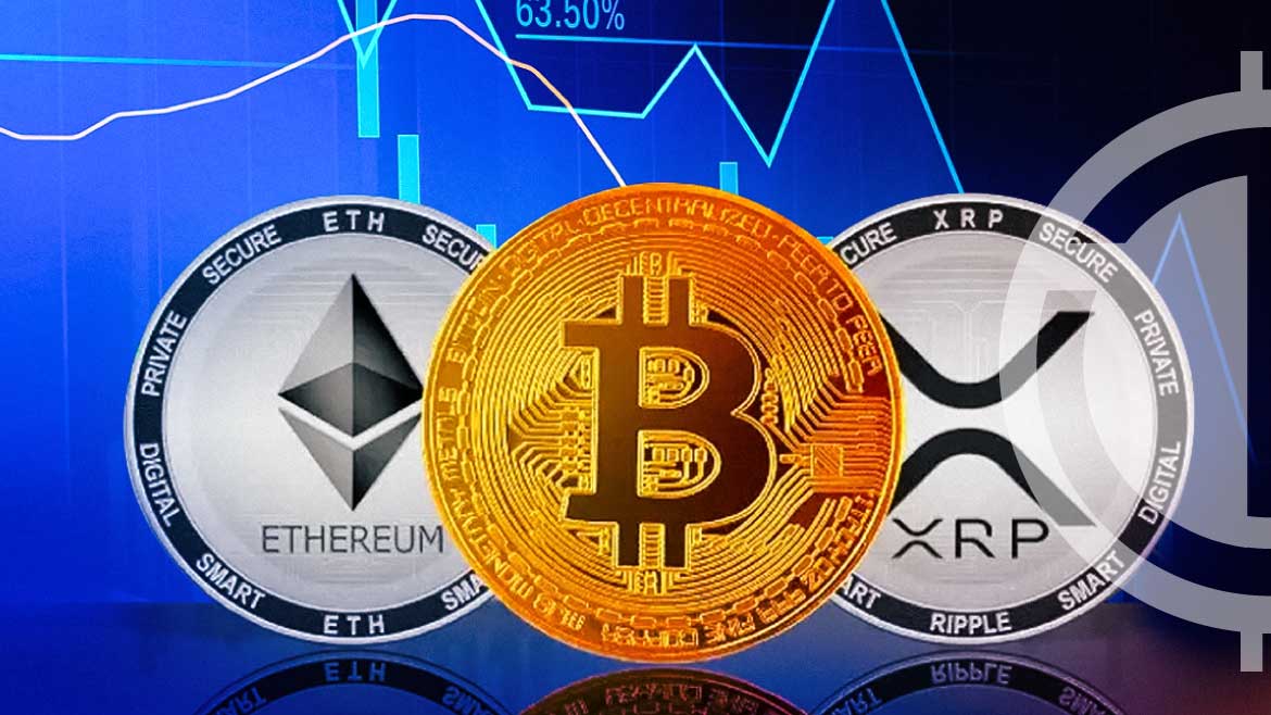 Crypto Market Sees Bitcoin, Ethereum, and Ripple at Crucial Resistance Levels