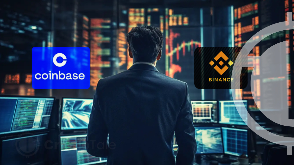 Crypto Clash: Coinbase and Binance Lock Horns in PVP Amid Market Standstill