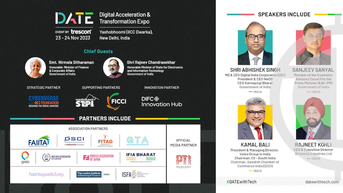 Hon’ble MoS Rajeev Chandrasekhar Joins India’s Most Impactful Tech Event – DATE (Digital Acceleration and Transformation Expo)