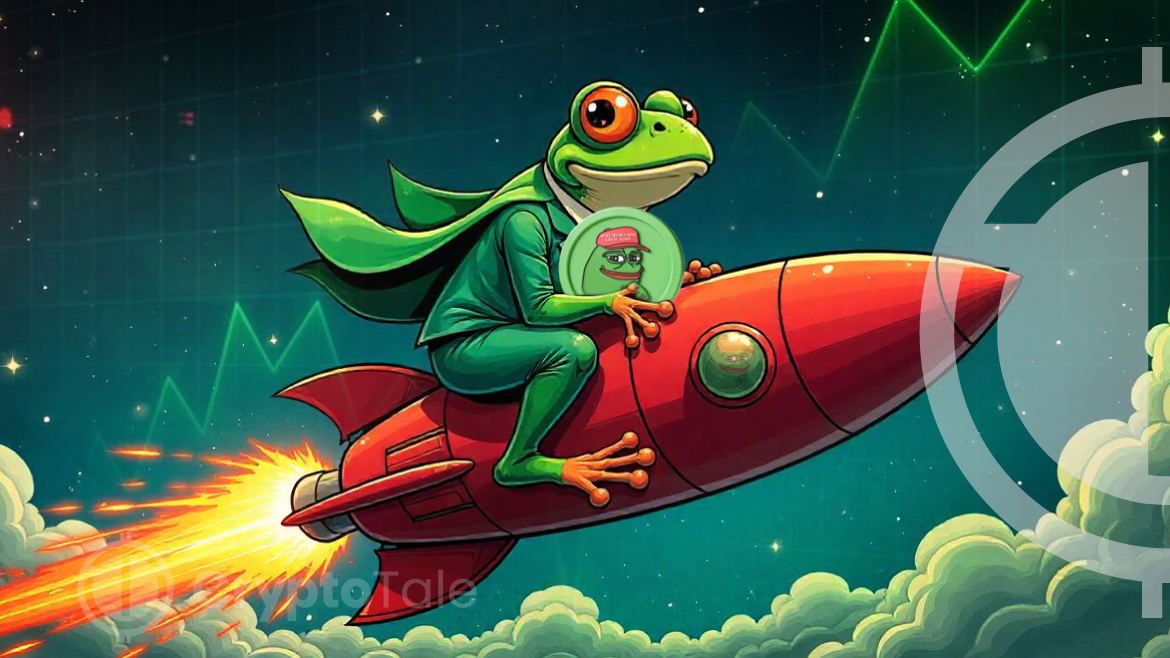 Pepe Hits Record High; Now Among Top 15 Cryptocurrencies