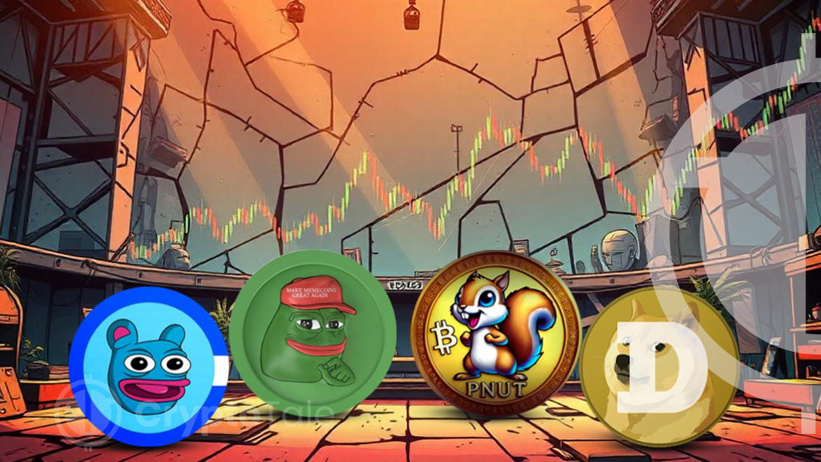 Top Meme Coin Gainers This Week: PNUT, PEPE, DOGE, and BRETT