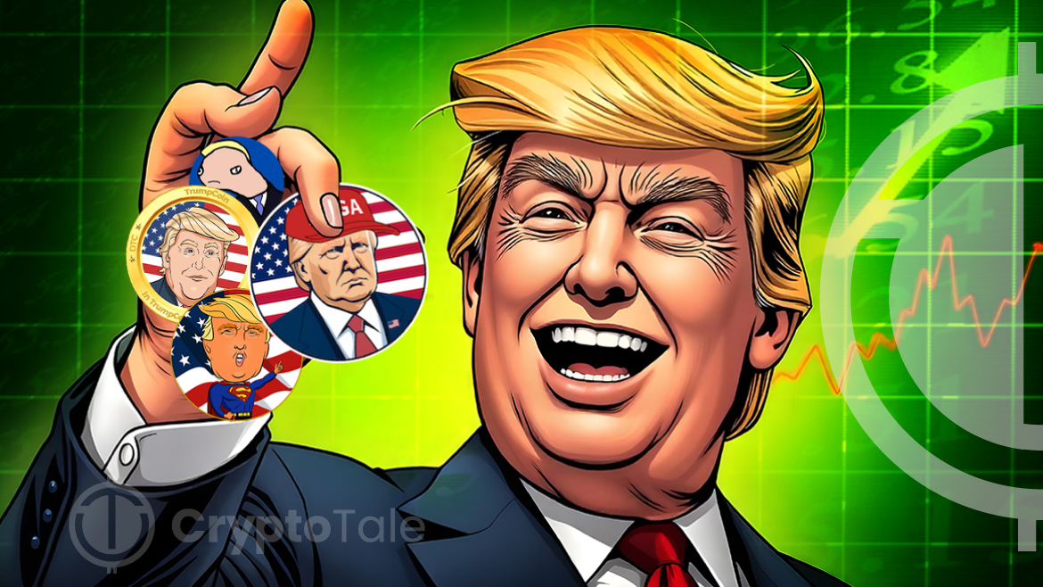 Trump Memecoins Rally Over 100% as US Election Approaches