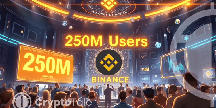 Binance Hits 250M Users, Paving Way for 1B Goal Report