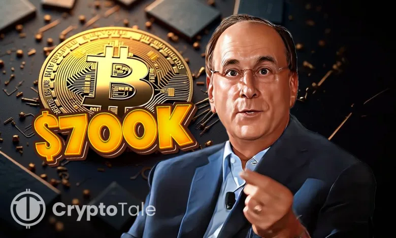 BlackRock CEO Larry Fink Predicts Bitcoin Could Hit $700K