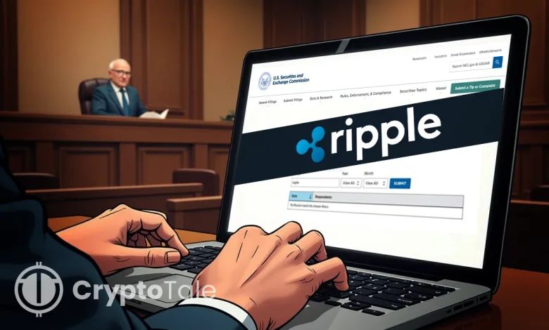 SEC Adjusts Litigation Database, But Ripple’s XRP Lawsuit Remains