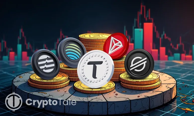 Top 5 Tokens Set for Breakouts TAO, JUP, APT, TRX, and XLM