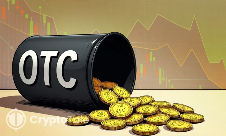 Bitcoin OTC Reserves Drop to 140,000 BTC Supply Crunch Looms