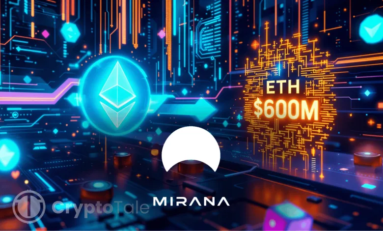 Bybit Receives $600M ETH From Mirana Ventures Post $1.5B Hack