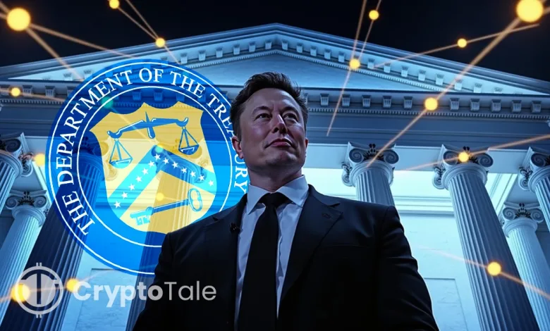 Elon Musk Proposes Shifting U.S.Treasury to Blockchain