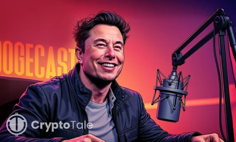 Musk Announces First Dogecast on X Spaces at Midnight ET