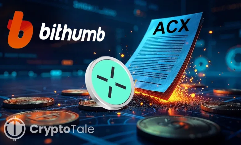 ACX Launches on Bithumb Korean Market, Boosting Crypto Exposure