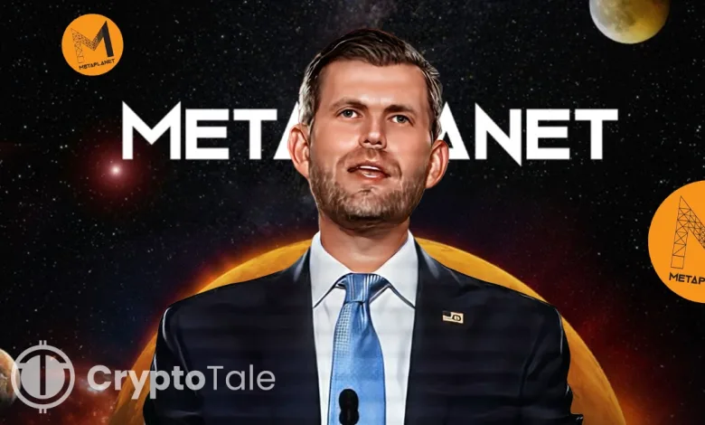 Metaplanet Appoints Eric Trump To Strategic Board of Advisors