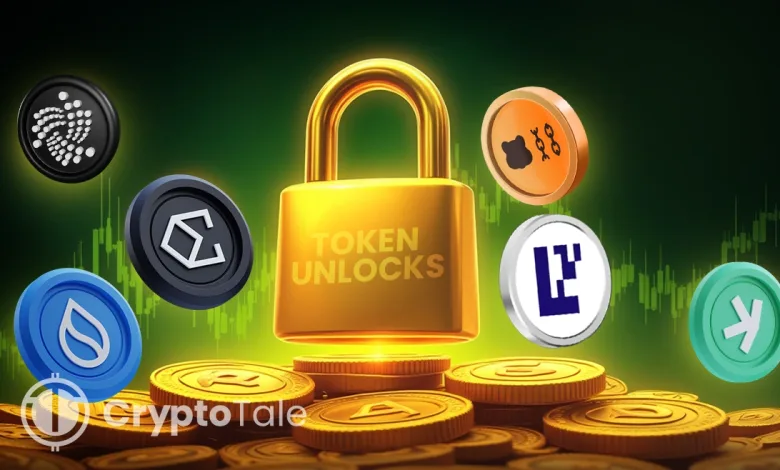 Top Token Unlocks For This Week ENA, SUI, IOTA, and More