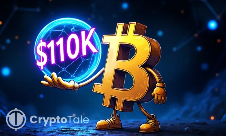 Bitcoin Consolidates Around $110K Amid Large Volume Surges