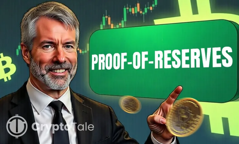 Michael Saylor Rejects Proof-of-Reserves Over Security Risks