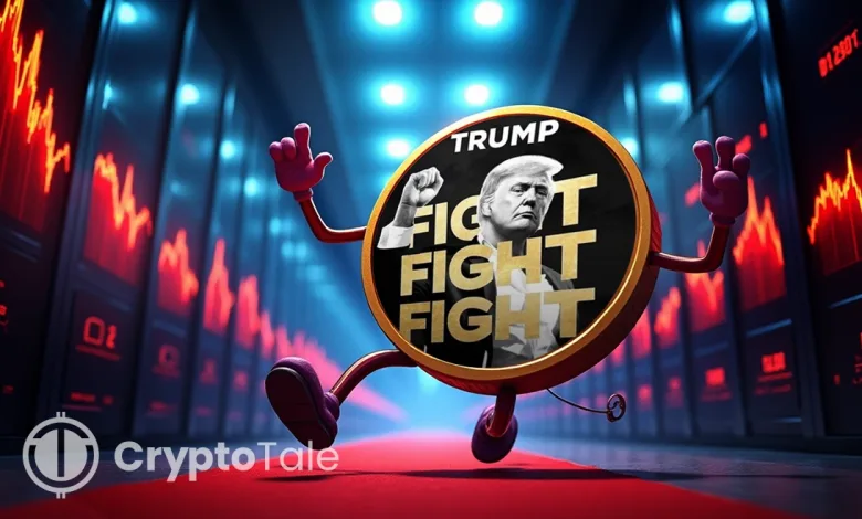 TRUMP Token Crashes as Holders Exit Before Trump’s Dinner