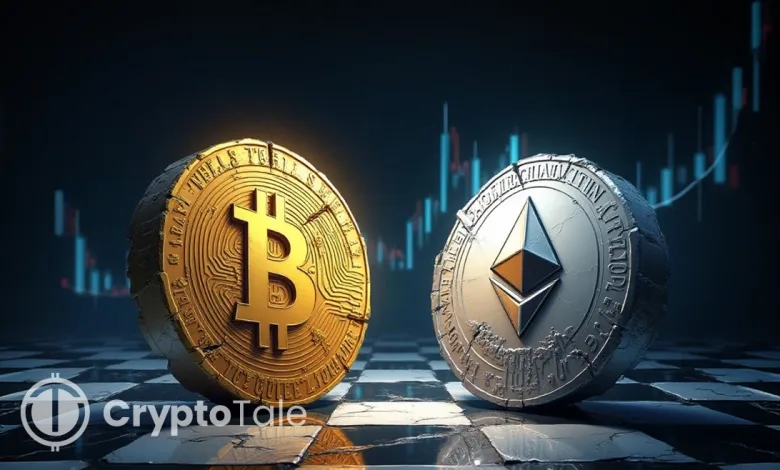 Bitcoin Leads the Market as Ethereum Slides Below EMA Levels