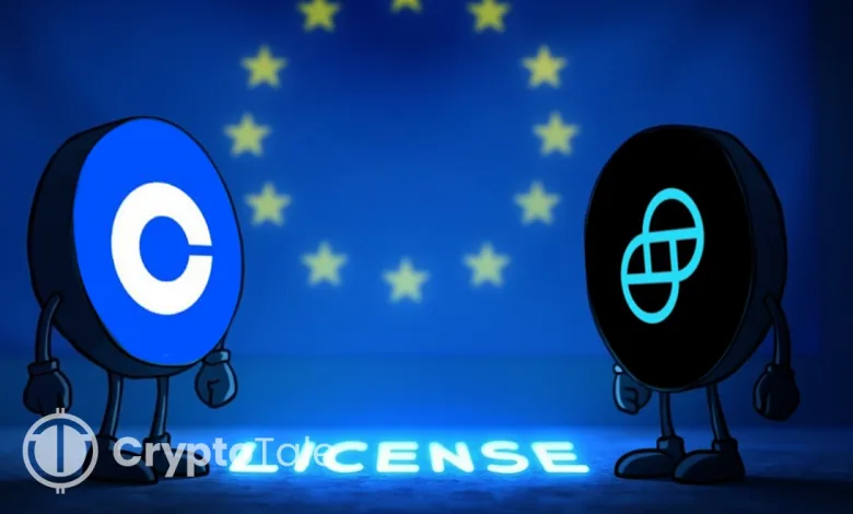 EU Crypto Market Opens as Gemini and Coinbase Near MiCA Licenses