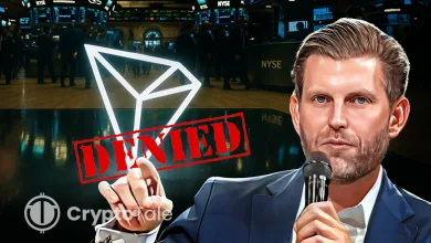 Eric Trump Denies Involvement in Tron’s Public Listing Plan