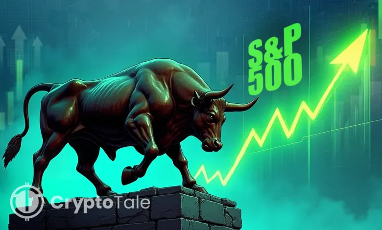 S&P 500 Hits Record High as Crypto Stocks Lead The Rally