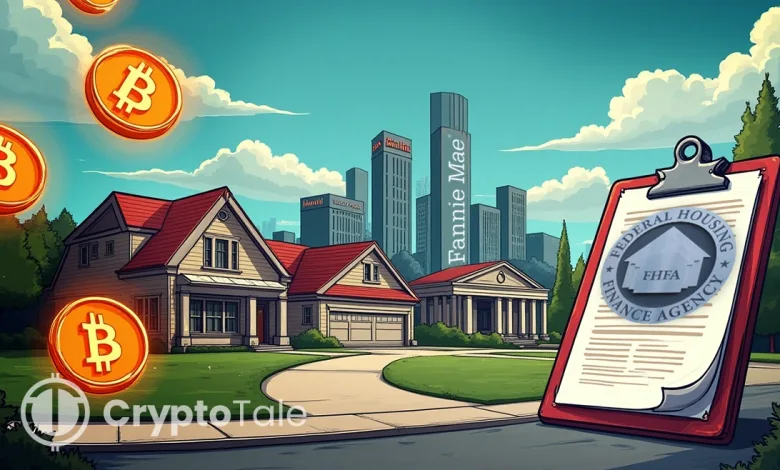 U.S. FHFA Directs Fannie Mae, Freddie Mac to Count Crypto in Mortgages