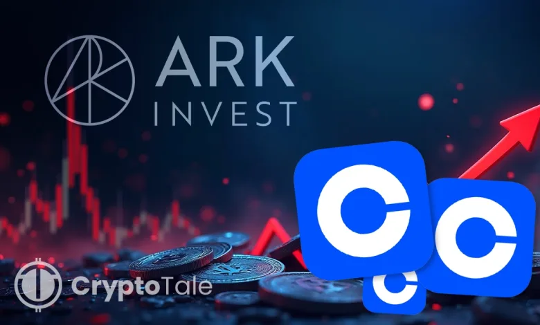 Ark Invest Offloads $43.8M in Coinbase Shares Amid Rally