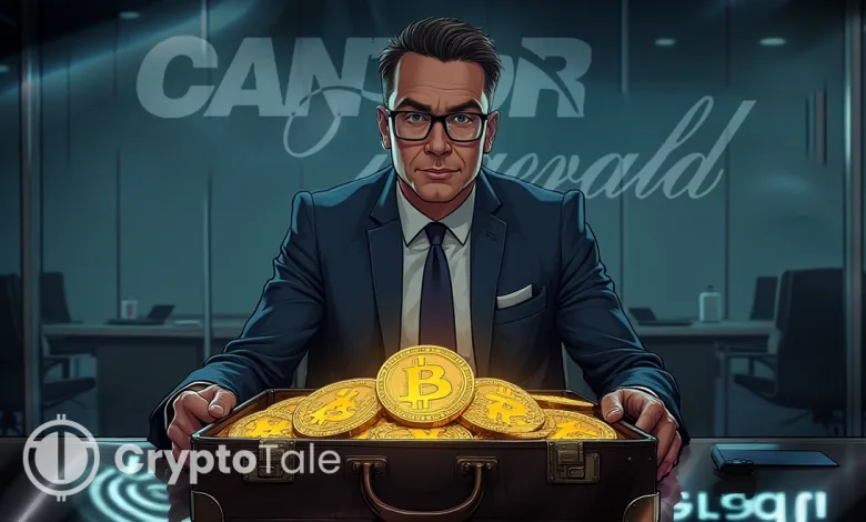 Cantor Fitzgerald Nears $4B SPAC Deal to Buy Bitcoin