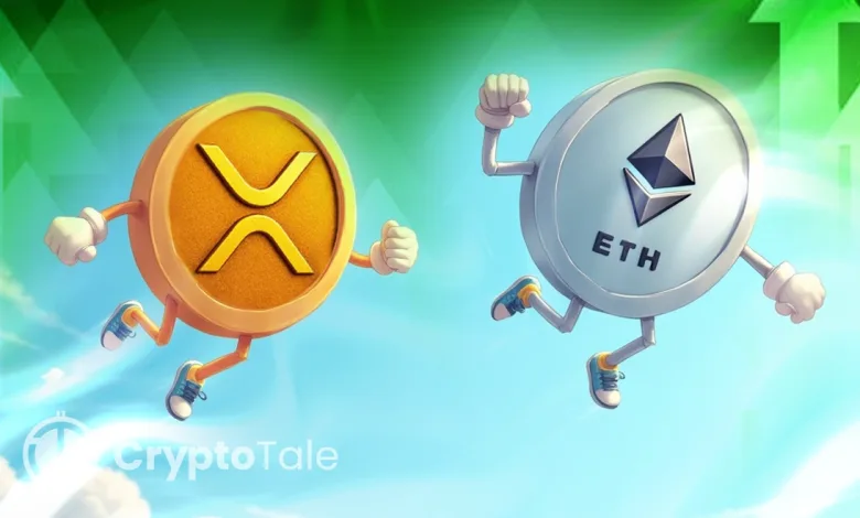 Crypto Market Surpasses $4T as ETH, XRP Rally on US Bills