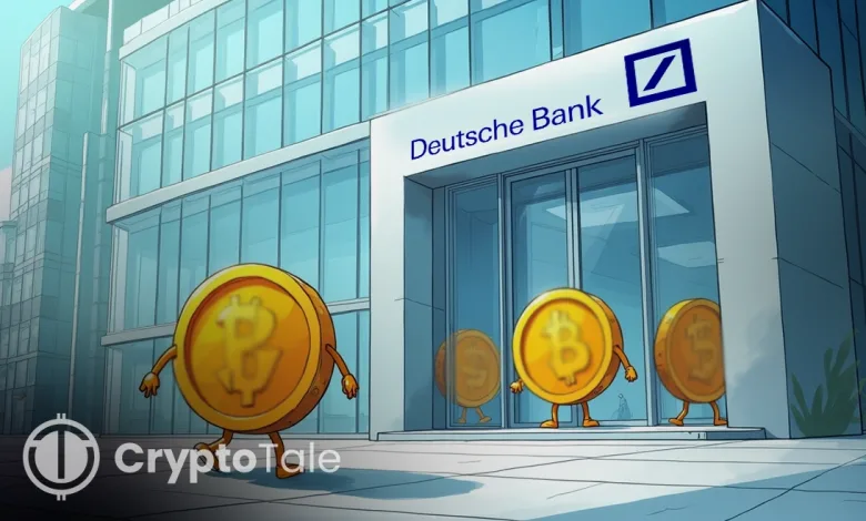 Deutsche Bank to Launch Crypto Custody Service in 2026