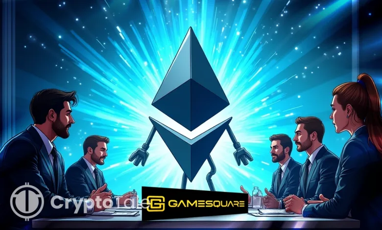 GameSquare Unveils $100M Ethereum Treasury for High Yields