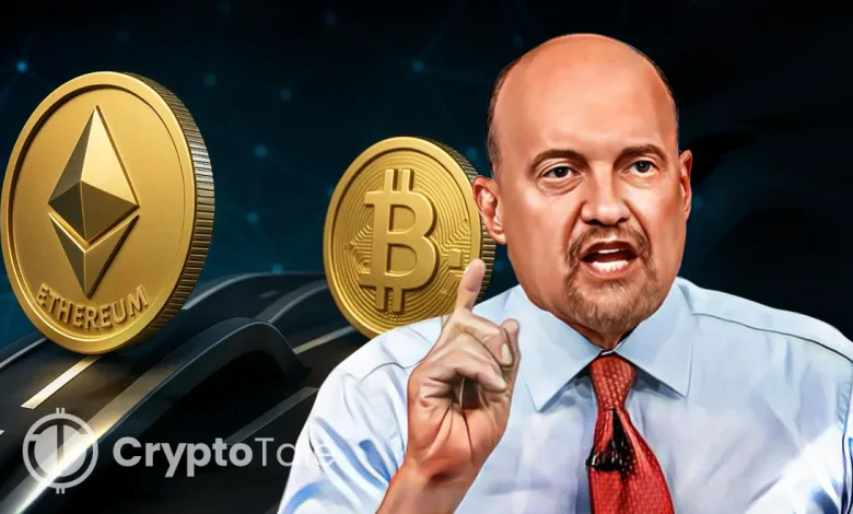 Jim Cramer Calls Bitcoin & Ethereum a Hedge Against US Debt
