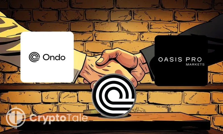 Ondo Acquires Oasis Pro to Expand U.S. Tokenized Securities Market