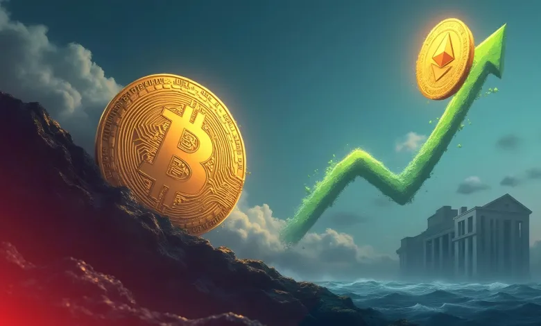 Bitcoin Slides Below $111K as Ethereum Gains Strength