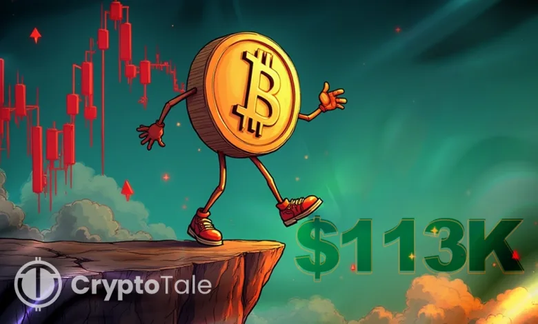 Bitcoin Slides Below $113K, Key Signals Hint at Next Move