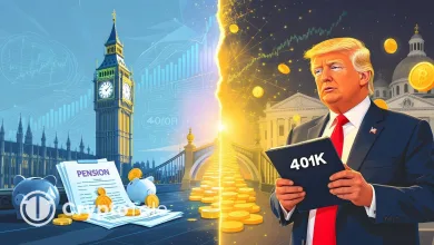 Crypto Adoption Expands into UK Pensions and U.S. 401(k)s