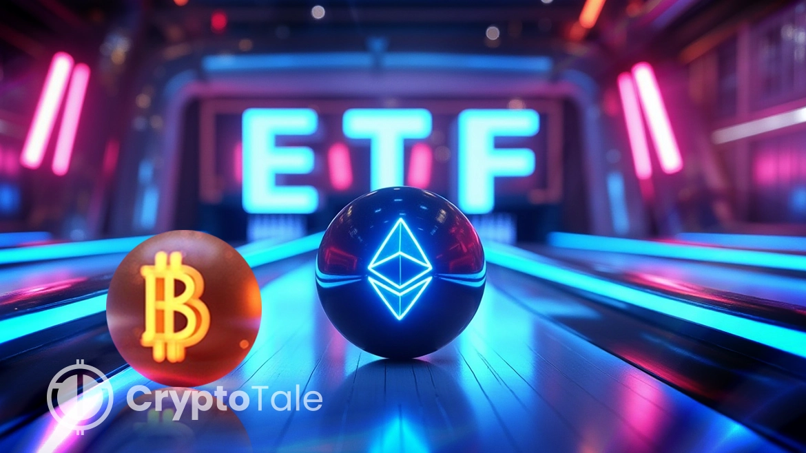 Ether ETFs Surge to a Record of $2.85B While Bitcoin Trails