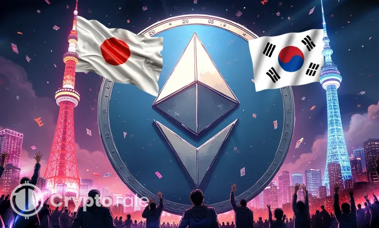 Ethereum Hits Record Highs in Japan and Korea as Demand Soars