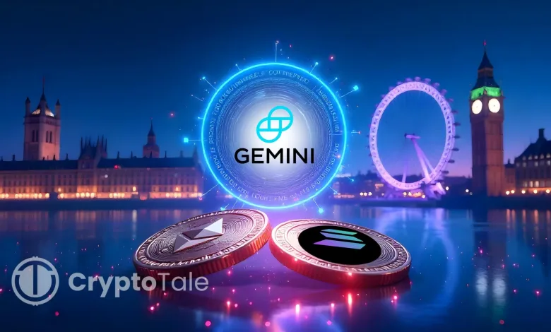 Gemini Launches Ethereum & Solana Staking in the U.K.