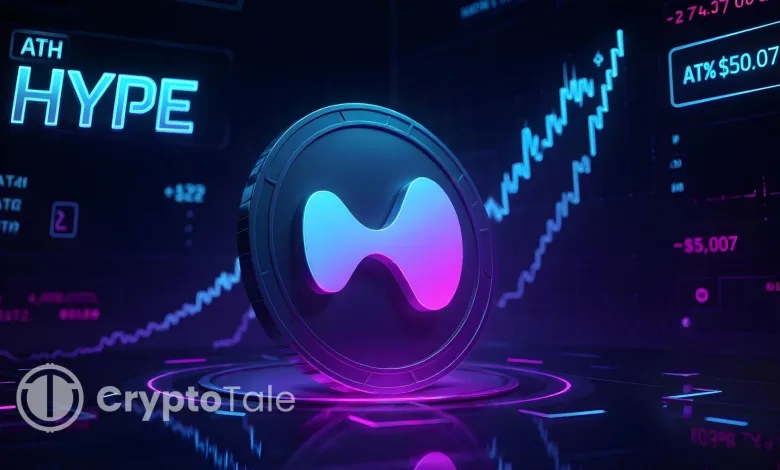 HYPE Surges to New ATH of $51 Bullish Run or Market Exhaustion