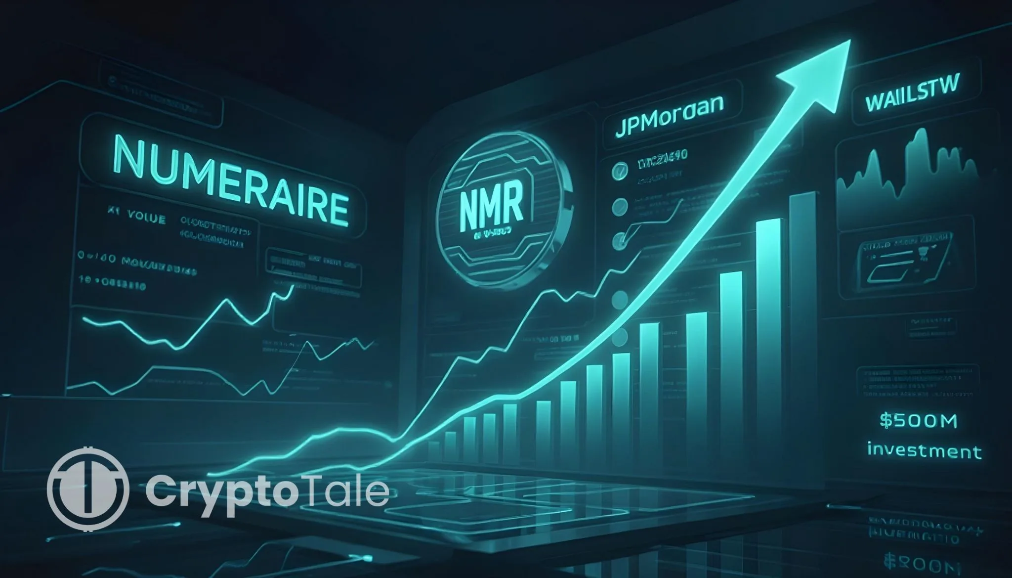 Numerai Secures $500M From JPMorgan as NMR Rallies Up Strong