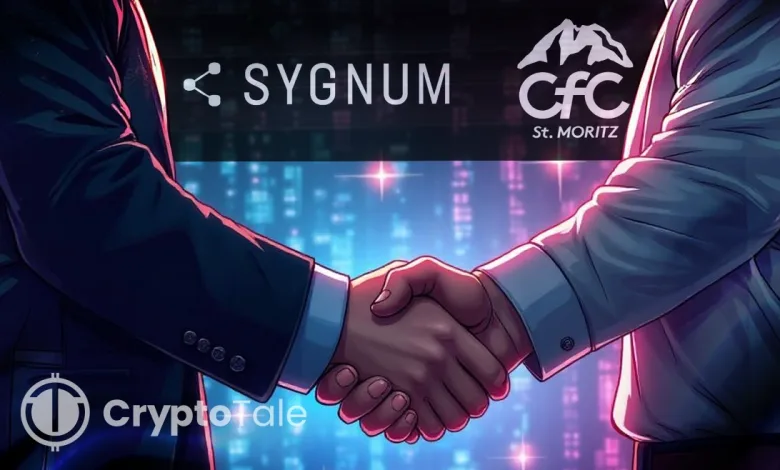 CfC St. Moritz Partners with Sygnum Bank for Bitcoin Reserve