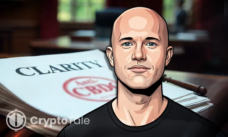 Coinbase CEO Sees CLARITY Act Bill as Key Crypto Turning Point