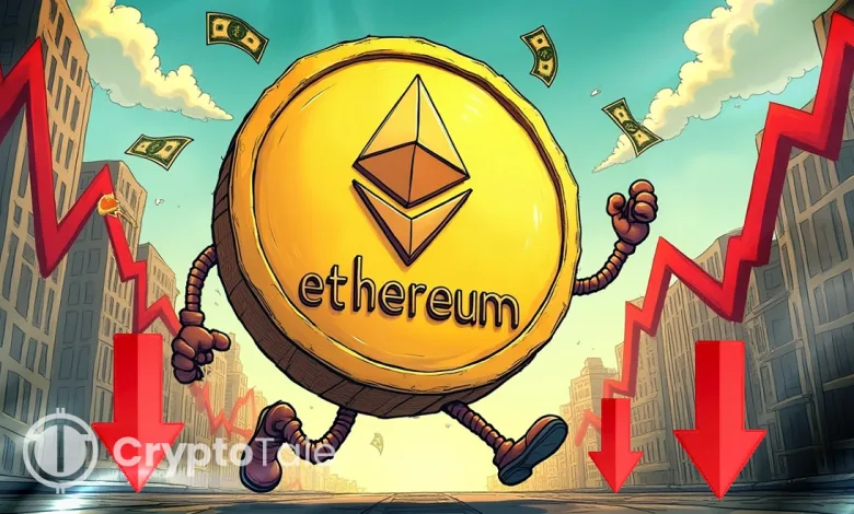 ETH Briefly Drops Under $4K as Options Market Turns Bearis