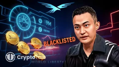 Justin Sun's WLFI Wallet Blacklisted After $9M Transfer to HTX
